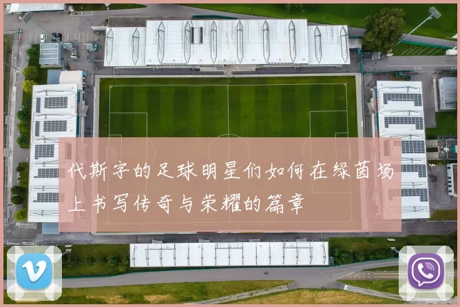 代斯字的足球明星们如何在绿茵场上书写传奇与荣耀的篇章